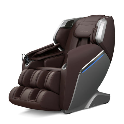 Costway Full Body Zero Gravity with SL Track Voice Control Heat Massage Chair(JL10008WL)