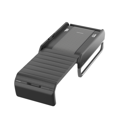 Ceragem Master V7 thermal massage bed in Black showing the full-length therapeutic surface