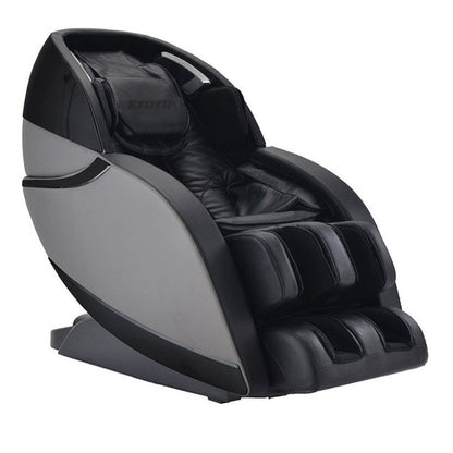 Kyota Kansha M878 4D massage chair in black showing the sleek L-Track design